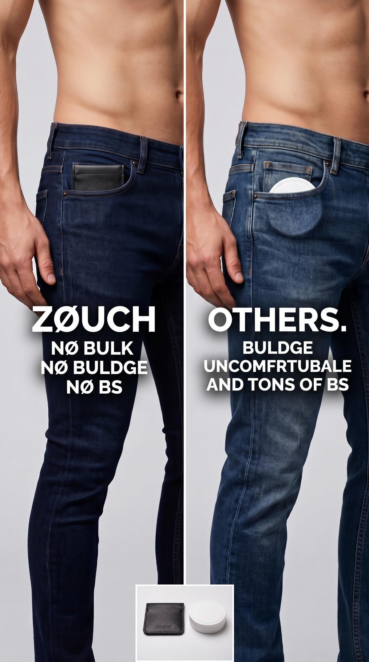 The Original Zouch Pouch™ | Ultra-Slim Nicotine Pouch Holder & Pocket Organizer